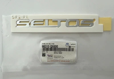 ПОДЛИННЫЙ OEM задний «SELTOS» крышка багажника эмблема 86310-Q5500 для 2024-2025 Kia Seltos - Изображение 1 из 2