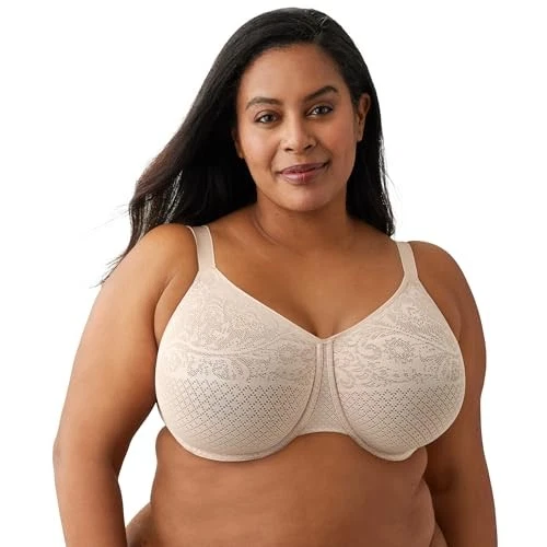 Wacoal 857210 Visual Effects Minimizer Bra 40 DDD Sand 40ddd