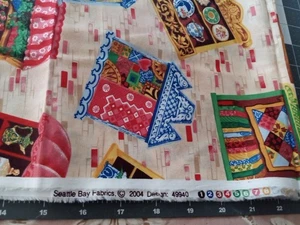 2.5 Yds 43" Wide Vtg Cotton Quilt Fabric Seattle Bay Fabrics 49940 - Picture 1 of 6
