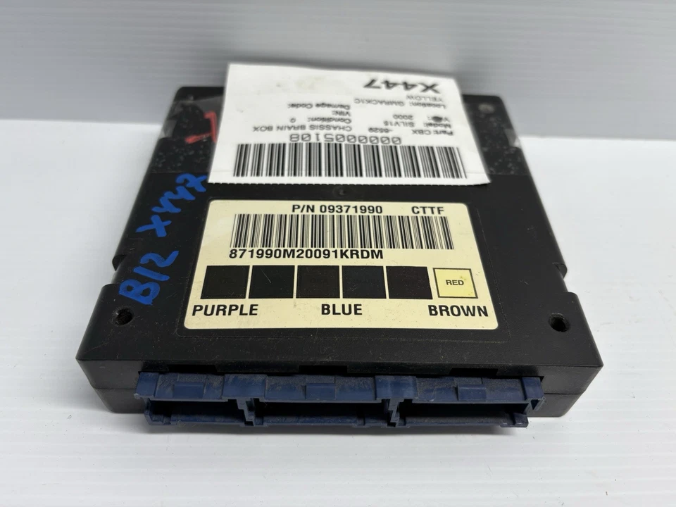 Chevy Silverado 1500 2000 módulo de control de carrocería BCM BCU 09371990 CTTF OEM Foto 1 de 4