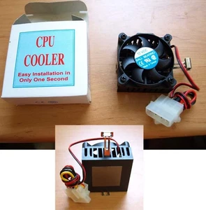 CPU-Kühler für Socket 370 kugelgelagert PIII, Celeron, Cooler Kühlkörper Lüfter - Afbeelding 1 van 1