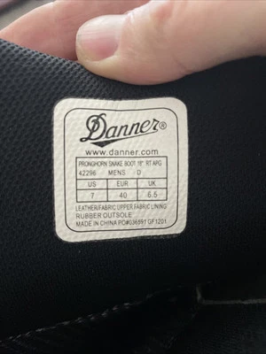 danner boots mens 7 - Image 1 of 4