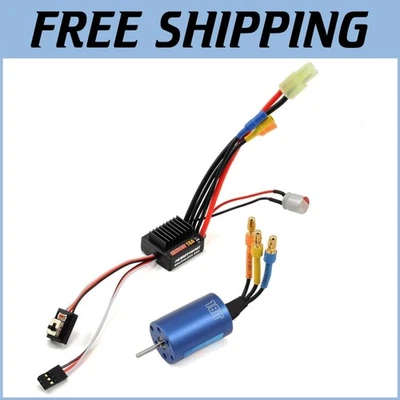 Hobbywing A2 Brushless Motor & ESC with Digital LED Program Card for RC Racing - Image 1 of 4