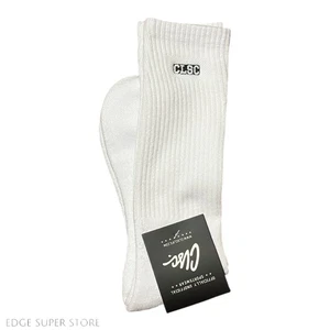 CLSC Life Hombres 1 Par Ropa Deportiva Esencial Acanalada Calcetines Blancos Talla Única - Imagen 1 de 3