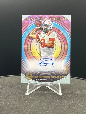 2022/23 Bowman U Inception - #BIA-SS Spencer Sanders Prospect Auto Card - Image 1 of 2