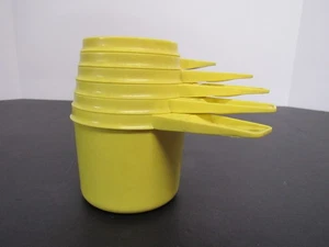 Tupperware Yellow Measuring Cups ~ Set of 6 - Picture 1 of 5