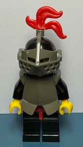 Lego Castle schwarzer Ritter DK grau Brustplatte Rüstung/Visier Minifigur cas172 6034 - Bild 1 von 6
