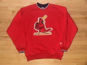 Vintage St. Louis Cardinals Sweater Mens L MLB Baseball Starter Pullover 90s - Picture 1 of 3