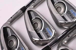 Ping G Series Irons / 6-PW+SW / Black Dot / Regular Flex Ping AWT 2.0 Shafts - Picture 1 of 7
