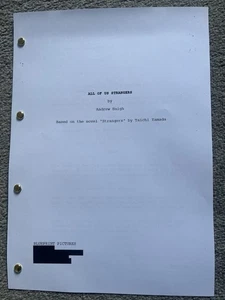 All Of Us Strangers Film Script / Screenplay. Paul Mescal. Andrew Scott. - Picture 1 of 2