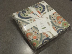 NUEVO RARO 5 PIEZAS Pottery Barn Gisela Queen Juego de Edredón con 4 Fundas - Imagen 1 de 3