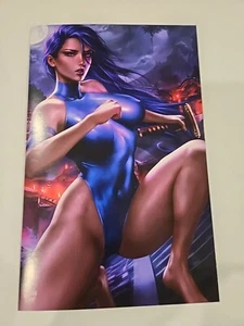 WAIFU CHRONICLES #1 PSYCHIC ASSASSIN LOGAN CURE PSYLOCKE COVER D VIRGIN LTD 50 - Picture 1 of 3