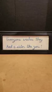 Inspirational Sister Embroidery - Picture 1 of 1