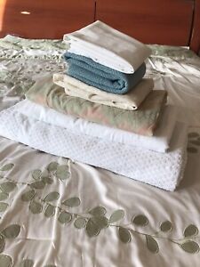 Full Size Fitted Sheets Flat Sheets Pillowcases 6 Items