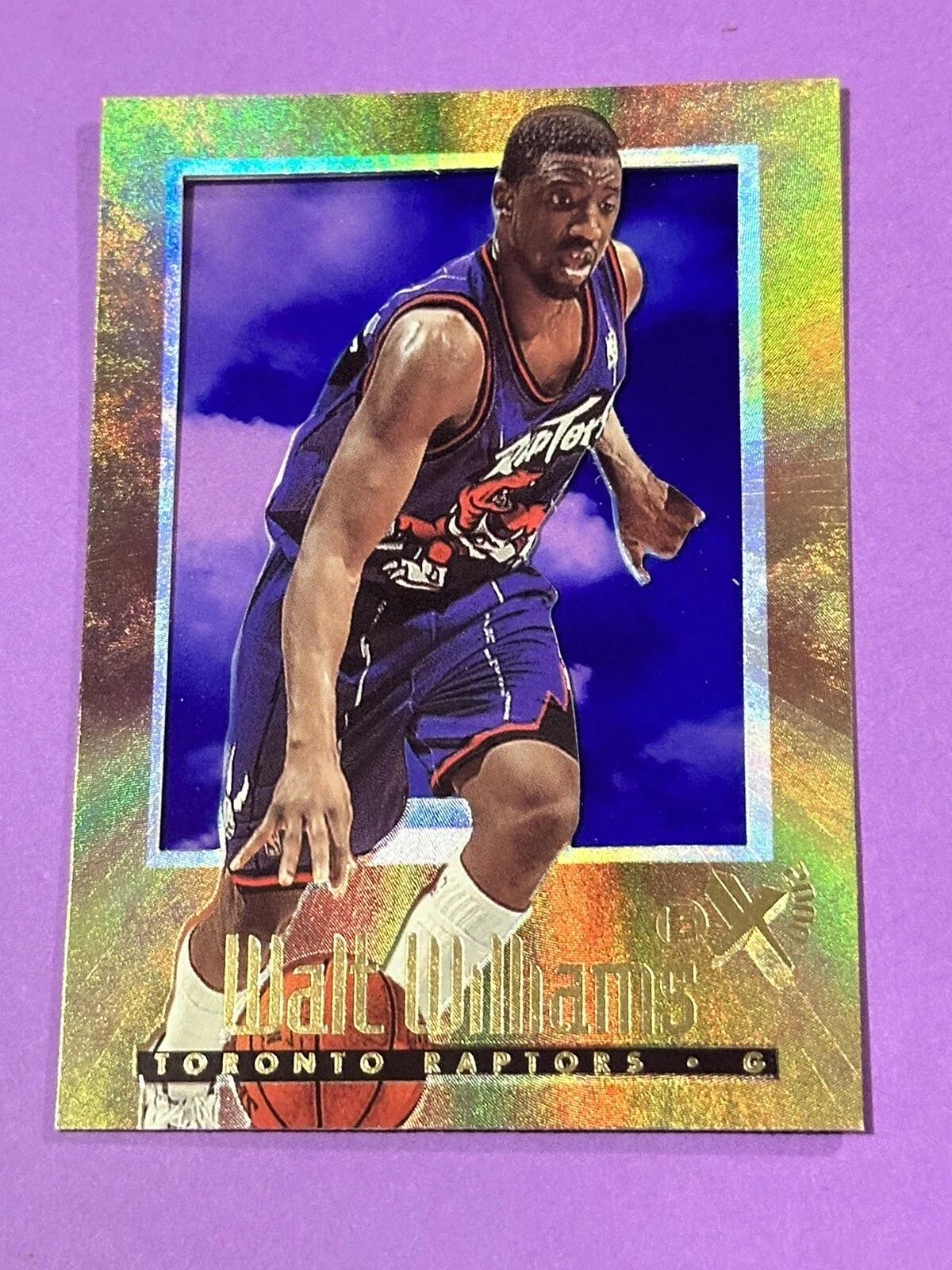 1996-97 Skybox eX 2000 Walt Williams #72 Toronto Raptors (J)