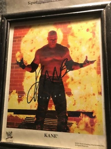 KANE, foto autografata 8x10, COA Wrestling, Wall of Fame! WWF WWE, firmato raro! - Foto 1 di 3
