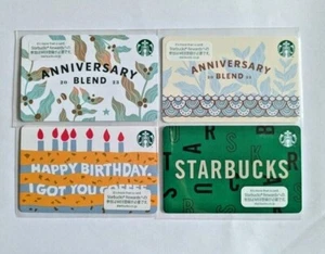 Starbucks Card Japan Coffee Anniversary no charge Pin Intact Gift collection - Picture 1 of 5