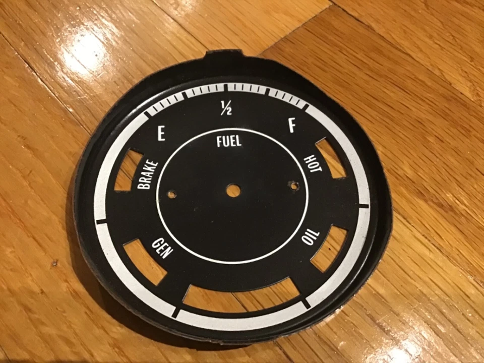 1973 1974 1975 1976 1977 OEM Oldsmobile Cutlass interior indicador de combustible cara Foto 1 de 1