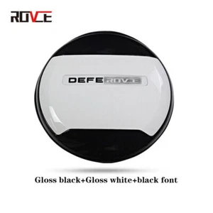 for Defender 90 110 2020+ Spare Tire Wheel Cover Protector Black White ABS Fits - Picture 1 of 4