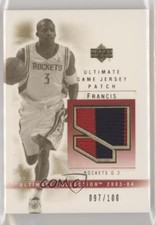 2003 Upper Deck Ultimate Collection Game Jersey Patch 97/100 Steve Francis #SF-P