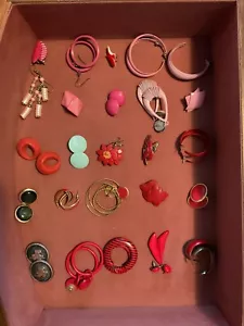 Lot Of 25, Pierced Earrings, Costume Jewelry - Picture 1 of 3