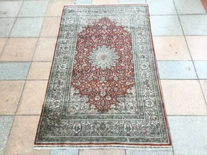 Tapis ancien Turkish Silk Rugs tappeto antico Turco alfombras Türkisch Teppich - Bild 1 von 10