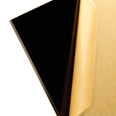 1/4  (6mm) Black Acrylic Sheet Plexiglass 24  X 12  Cast Acrylic AZM On Sale • 24.99$