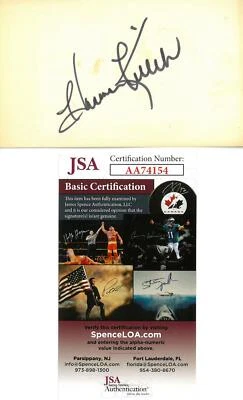 Harmon Killebrew Signed Authentic Autographed 3x5 Cream Index Card JSA #AA74154 - Image 1 of 2