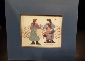 Barbara Bourgeau-Richards LOVE AND JOY Framed Ltd Ed Print 343/1000-1991 - Picture 1 of 5