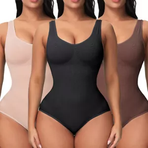 Slimming Full Body Shaper Underwear Shaping Bodysuit Shapewear Tummy Control - Picture 1 of 64