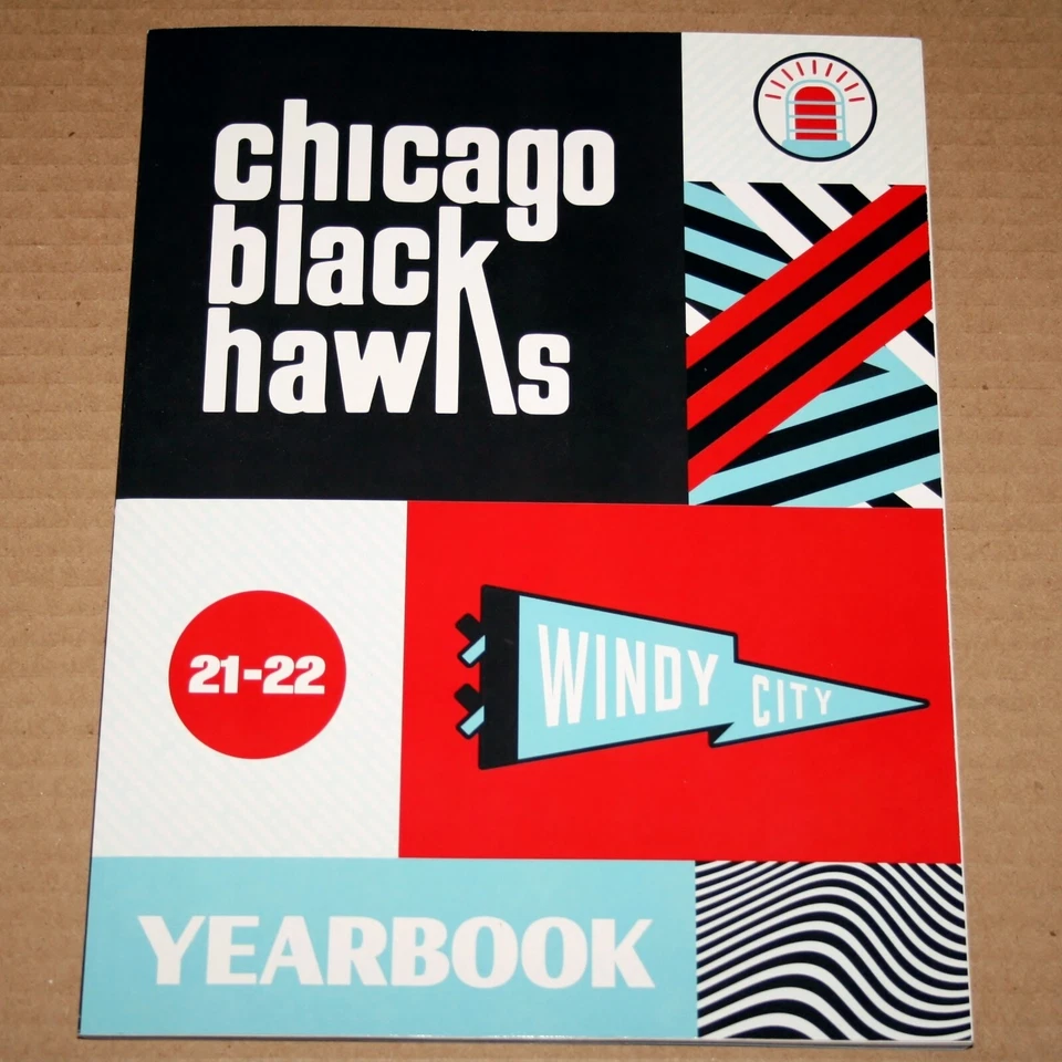 Chicago Blackhawks 2021/2022 Anuario NHL Hockey Temporada Programa 21-22 Toews Kane Foto 1 de 4