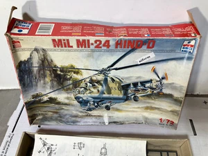 ESCI / ERTL MiL MI-24 HIND-D Helicopter ESCI 1:72  #9069 Italy READ - Picture 1 of 9