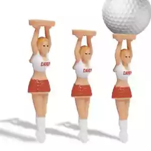 Camiseta Longridge Caddy (Pack de 3) - Rosa. Camisetas de golf de novedad. - Imagen 1 de 1