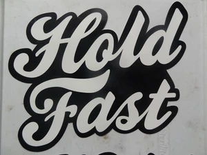 HOLDFAST BIKE WINDOW STICKER - LARGE - Picture 1 of 4