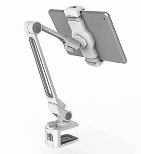Tablet Holder For iPad 8 7 6 5 4 Air / Mini iPad Pro Adjustable Arm Table Stand - Picture 1 of 12