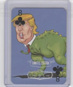 DONALD TRUMP DECK 8 CLUB 2018 THE BAR PEZZI DEL PASSATO IBRIDO 1/1 UNO DI UNO - Foto 1 di 2
