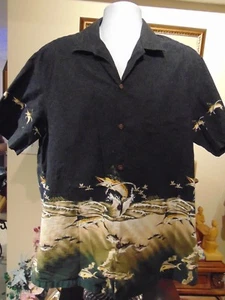 Hawaiian Reserve Collection Fishing off the Islands Men's Extra Large - Picture 1 of 5