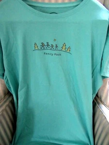  LIFE IS GOOD WMN S/S CRUSHER TEE JACKIE & FAMILY  ON HIKE.."FAMILY PACK" (XXL) - Picture 1 of 2