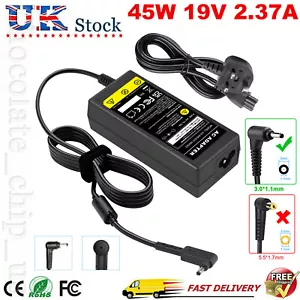 45W Charger For Acer Aspire 3 A315-22 A315-34 Laptop Adapter AC Power Supply - Picture 1 of 15