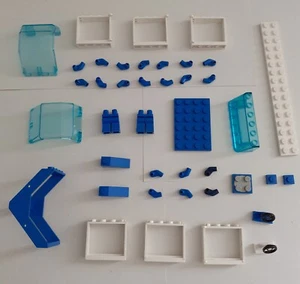 Lego Blaue, Weiße Steine - Bild 1 von 2