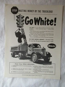 Folleto impreso de ventas de camiones White Motors 1953 - Imagen 1 de 2