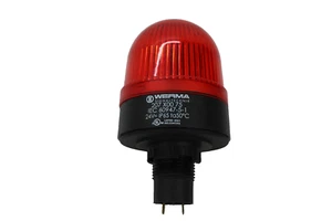 Werma 207 X00 75 Industrial Signal Beacon Light Red Permanent 24Vac/VDC - Picture 1 of 3
