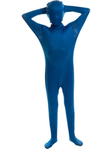 Basic Blue Spirit Bodysuit Child's Costume - Picture 1 of 1
