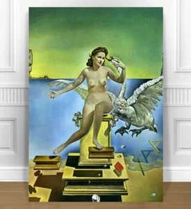 SALVADOR DALI LEDA SWAN CANVAS PRINT 8x10" SURREAL ART - Picture 1 of 1