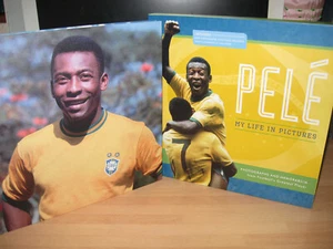 Pele Signed My Life In Pictures slipcased 1st Brazil World Cup football legend - Picture 1 of 19