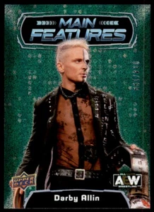 2022 Upper Deck AEW Main Features Green #MF-4 Darby Allin 004/199 - Picture 1 of 2