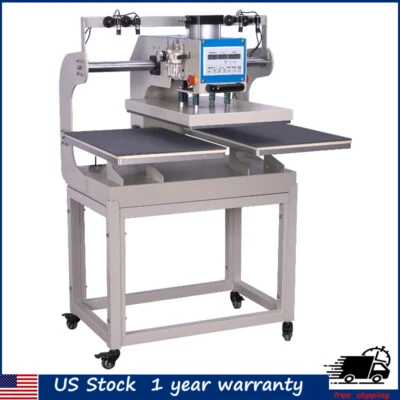 Máquina de prensa de calor 16x24 calentamiento rápido deslizamiento doble placa con posicionamiento infrarrojo Foto 1 de 4