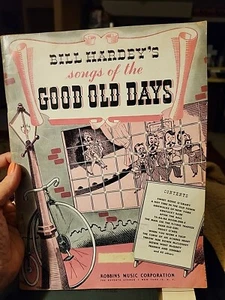 Bill Hardey's Songs of the Good Old Days 1948 Robbins Music 64 Pages - Picture 1 of 5