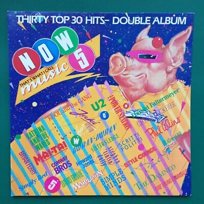 NOW 5 Electro Synth Pop 2 x LP Duran Duran David Bowie U2 Bryan Ferry Marillion - Image 1 of 4