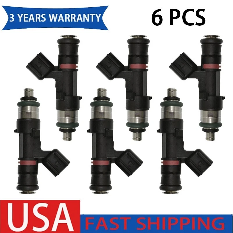 Inyector de combustible FJ980 para Chevrolet Captiva Sport 2008-2010 y Saturn Vue 3,6 L 6 piezas Foto 1 de 4